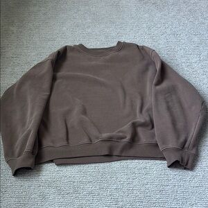 Brown Crewneck Sweatshirt